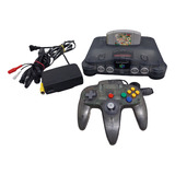 Nintendo 64 Funtastic Smoke Black + Mario 64/n64/*gmsvgspcs*