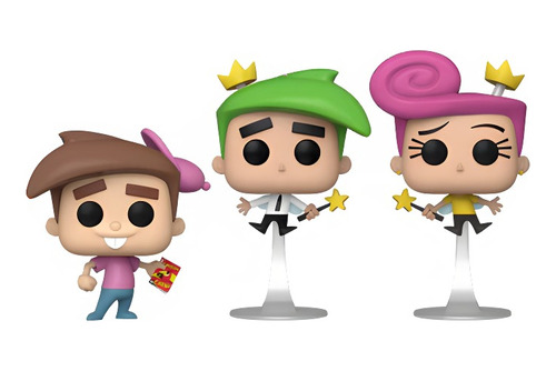 Funko Pop: Padrinos Magicos Timmy, Cosmo Y Wanda (1038) Excl