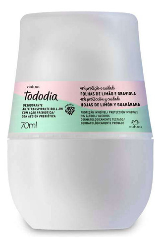 Tododia Desodorante Roll On Hojas De Limon Y Guanabana 70ml