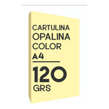 Cartulina Opalina Color A4 120grs Grs. 50 Hojas