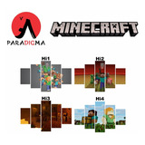 Cuadros Decorativos  Minecraft 70cmx40cm