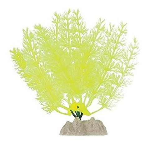 Planta Artificial Plastica Pecera Glo Fish Mediana Medium