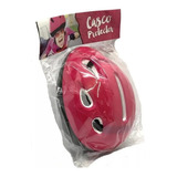 Casco Rosa Protector Para Bici, Rollers, Skate - Regulable