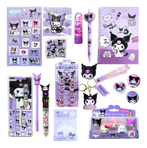 Box Regalo Papelería Kawaii Kuromi