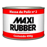 Massa De Polir Nº2 Maxi Rubber 490g Automotiva Polimento 