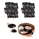 Pack 20 Mascarilla Sobre Cara Limpieza Facial Negra Bamboo 