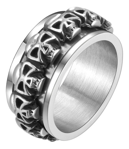 Anillo De Calavera Para Hombreanillo De Hombre Con