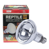 Lâmpada Uva / Uvb/luz/ Aquecimento 80w Para Répteis - 110v