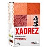 Corante Pigmento Pó Xadrez 250g Vermelho Kit C/10