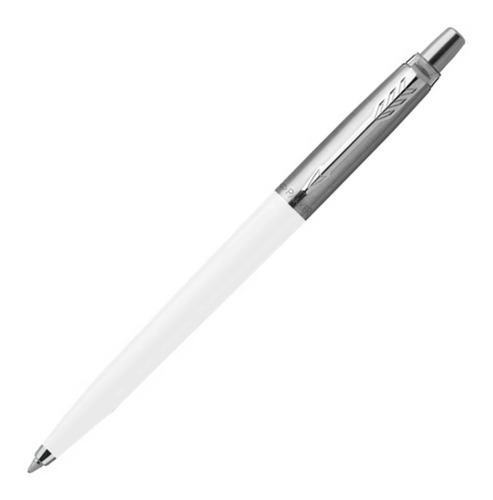 Pluma Jotter Tinta Negra Barril  Blanco  Bolígrafo Parker