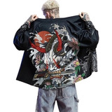 Kimono Japonés Urbano, Ropa De Calle, Hip Hop, Oni Hannya De