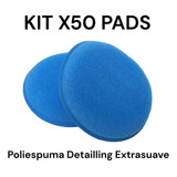 Pack 50 Pads Aplicador Poliespuma Detailing Laffitte Autos +