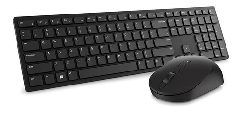 Kit Teclado E Mouse Sem Fio Dell Pro Km5221w Abnt2 Preto