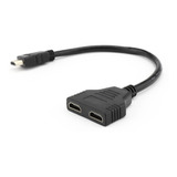 Cable Adaptador Y Hdmi Duplicador De Pantalla X2 Hdmi