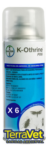 K-othrine Fog Aerosol Insecticida X 6 Unidades