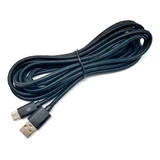 Cable Usb Tipo C 3 Metros Para Joystick Ps5 - Con Luz Led