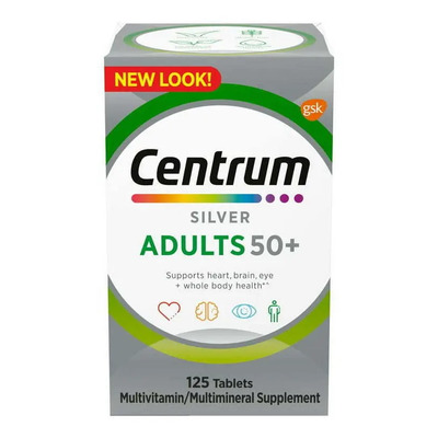 Centrum Silver Adults 50+ 125 Comprimidos | Envío gratis