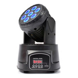 Cabezal Movil Led Proton 7x2w Rgbw Dmx Luces Dj Premium Color De La Luz Rgb