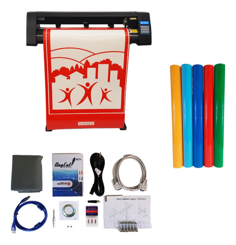 Plotter De Corte De Vinilo + 5 Mt Vinilo Autoadhesivo