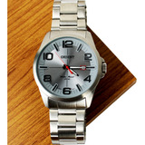 Relógio Orient Masculino Prata Fundo Branco Mbss1289 G2sx