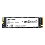 Ssd Patriot P300 512gb M.2 Pcie Gen 3 X4 - Bajo Consumo