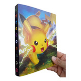 Álbum Pokémon Pikachu Pasta Para 240 Cartas