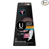 U Por Kotex Apenas There Thong Pantiliners 50 Ea (pack De 2)