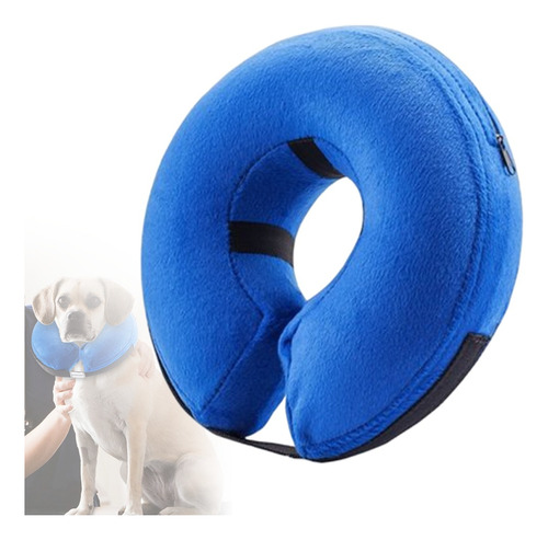 Collar Inflable Anti-mordidas Isabelino Para Perros Y Gatos