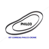 Kit Correias Para Panificadora Philco Crome Original 1ºlinha