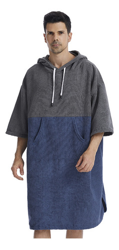 Poncho De Playa De Secado Rápido Para Hombre Y Mujer, Toalla