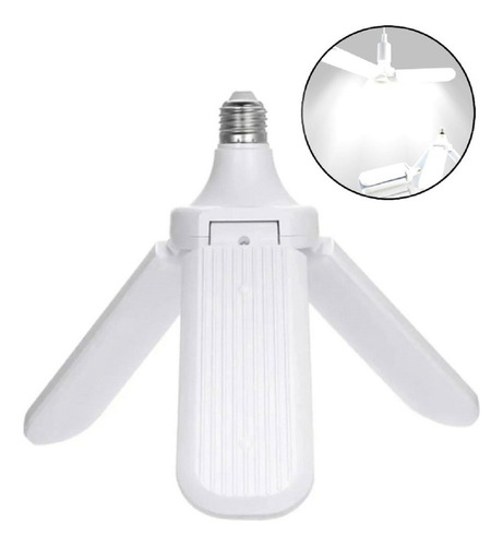 Lâmpada Tripla Led Multifuncional Potente Tipo Pétala Bra Cor Da Luz Branco-frio 110v/220v