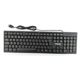 Teclado Oberon Or-te100 Abnt2 Com Cabo Usb 2.0 Preto Idioma Português Brasil