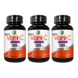 Vitamina C Con Rosa Mosqueta & Zinc 100. Vegan X3
