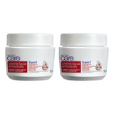 Creme Facial Antissinais Avon Care 5 Em 1 Kit 2 Unidades