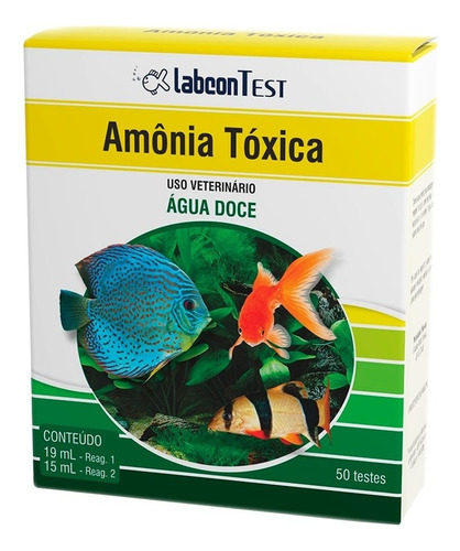 Alcon Labcon Test Amônia Tóxica Água Doce 50 Testes