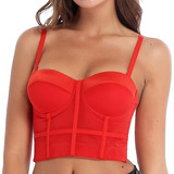 Top Corcet Bustier Importado Premium Tendencia Mujer