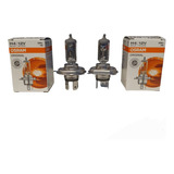 Kit X2 Dos Lámparas Osram H4 12v 60/55w Bilux Alemana