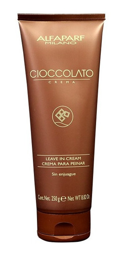 Crema Para Peinar Chocolate 250ml- Cioccolato Alfaparf 