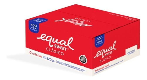 Equalsweet Clasico X 400 Sobres