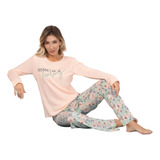 Pijama Dama Algodon Home Invierno Lencatex T.7-8 Art 24322se