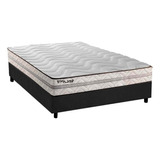 Cama Box Casal: Colchão D33 Paropas Pasquale Plus+base Crc 