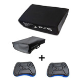 Kit Capa Protetora Antipoeira Ps5 Console Horizontal + 2case