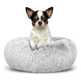 Cama Perro Mascota Antiestres Felpa 80 Cms Talla Xl