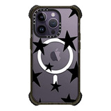 Funda Para iPhone 14 Pro Stars Negro - Glossy Negro Caset-02