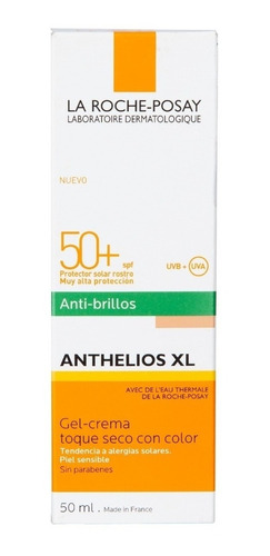 Anthelios Spf 50 Toque Seco Con Color X50ml - La Roche Posay