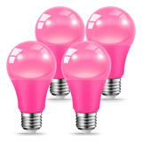 Jaheks Bombillas Led De Color Rosa Suave Para Interiores Y E