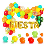 Buquet De Globos Decorativo Para Fiesta Mexicana Cactus Comb