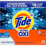 Tide Plus Ultra Oxi Detergente Polvo 3.62 Kg 73 Lavadas.