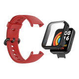Kit Pulseira + Capa Compatível Redmi Modelo Mi Watch 2 Lite