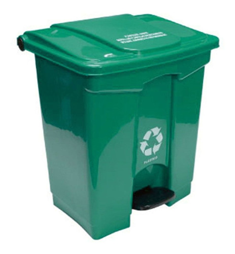 Papelera Pedal 60l Colplast 258- Verde